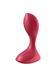 Красный вибромассажёр простаты Satisfyer Backdoor Lover - 14 см. - Satisfyer - в Самаре купить с доставкой