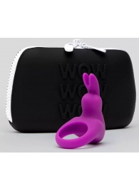 Фиолетовое эрекционное виброкольцо Happy Rabbit Cock Ring Kit - Happy Rabbit - в Самаре купить с доставкой