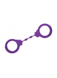 Фиолетовые силиконовые поножи Limitation - Lola Games - купить с доставкой в Самаре
