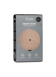 Пеньковая веревка для связывания Hemp Rope - 5 м. - Easy toys - купить с доставкой в Самаре