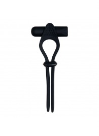 Черное эрекционное лассо с вибропулей Black Tie Affair - Zero Tolerance - в Самаре купить с доставкой