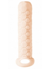 Телесный фаллоудлинитель Homme Long - 13,5 см. - Lola Games - в Самаре купить с доставкой