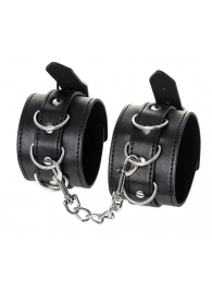 Черные оковы Anonymo из искусственной кожи - ToyFa - купить с доставкой в Самаре