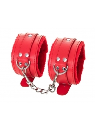 Красные оковы Anonymo из искусственной кожи - ToyFa - купить с доставкой в Самаре