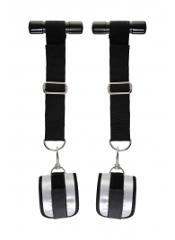 Черно-серебристые фиксаторы для рук на дверь Anonymo - ToyFa - купить с доставкой в Самаре