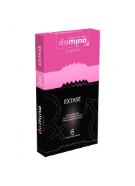 Презервативы с точками и рёбрышками DOMINO Classic Extase - 6 шт. - Domino - купить с доставкой в Самаре