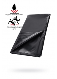Черная простыня для секса из ПВХ - 220 х 200 см. - ToyFa - купить с доставкой в Самаре