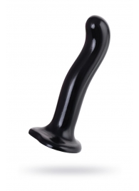 Черный стимулятор для пар P G-Spot Dildo Size L - 19 см. - Strap-on-me - в Самаре купить с доставкой