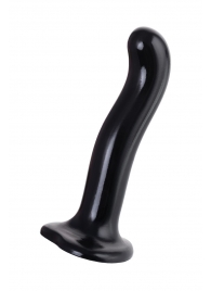 Черный стимулятор для пар P G-Spot Dildo Size L - 19 см. - Strap-on-me - в Самаре купить с доставкой