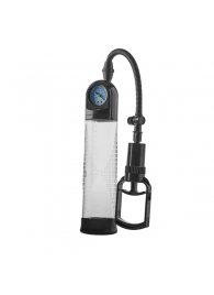 Прозрачная вакуумная помпа с манометром Deluxe Penis Pump - Dream Toys - в Самаре купить с доставкой