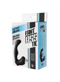 Черный вибромассажер простаты FantASStic Vibrating Prostate Massager - 11,3 см. - Dream Toys - в Самаре купить с доставкой