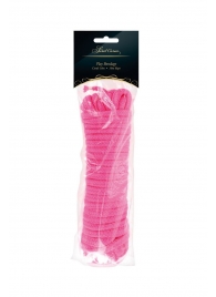 Розовая веревка для связывания Sweet Caress Rope - 10 метров - Sweet Caress - купить с доставкой в Самаре