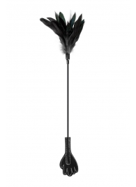 Двусторонний стек-щекоталка Sweet Caress Feather Whip - 58 см. - Sweet Caress - купить с доставкой в Самаре