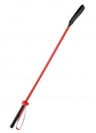 Красно-черный гладкий стек - 71 см. - Fetish Tentation - купить с доставкой в Самаре