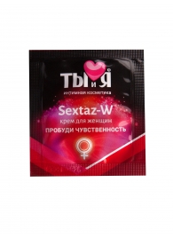 Возбуждающий крем для женщин Sextaz-W в одноразовой упаковке - 1,5 гр. - Биоритм - купить с доставкой в Самаре