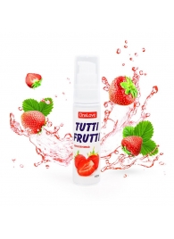 Гель-смазка Tutti-frutti с земляничным вкусом - 30 гр. - Биоритм - купить с доставкой в Самаре
