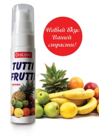 Гель-смазка Tutti-frutti со вкусом тропических фруктов - 30 гр. - Биоритм - купить с доставкой в Самаре