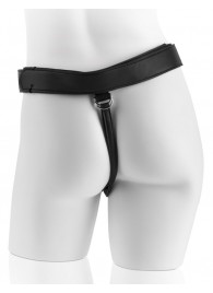 Страпон с телесной насадкой 7  Uncut with Strap on Harness - 18 см. - Pipedream - купить с доставкой в Самаре