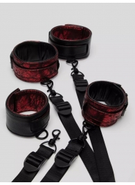 Изысканный набор фиксаций на кровати Reversible Under Mattress Restraint Set - Fifty Shades of Grey - купить с доставкой в Самаре