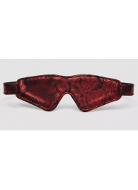 Двусторонняя красно-черная маска на глаза Reversible Faux Leather Blindfold - Fifty Shades of Grey - купить с доставкой в Самаре