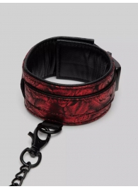 Красно-черные оковы Reversible Faux Leather Ankle Cuffs - Fifty Shades of Grey - купить с доставкой в Самаре