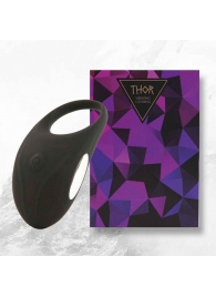 Черное эрекционное виброкольцо Thor Cockring - FeelzToys - в Самаре купить с доставкой