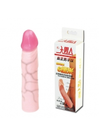 Удлиняющая насадка на пенис Deep Love - 21,5 см. - Baile - в Самаре купить с доставкой
