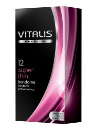Ультратонкие презервативы VITALIS PREMIUM super thin - 12 шт. - Vitalis - купить с доставкой в Самаре