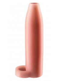 Телесная насадка Real Feel Enhancer XL - 17 см. - Pipedream - в Самаре купить с доставкой