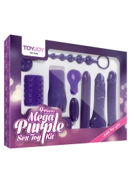 Эротический набор Toy Joy Mega Purple - Toy Joy - купить с доставкой в Самаре