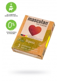 Экологически чистые презервативы Masculan Organic - 3 шт. - Masculan - купить с доставкой в Самаре