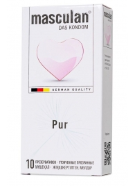 Супертонкие презервативы Masculan Pur - 10 шт. - Masculan - купить с доставкой в Самаре
