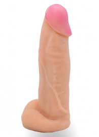 Телесная насадка на Harness с коннектором в ламинате - 20 см. - LOVETOY (А-Полимер) - купить с доставкой в Самаре