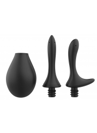 Черный анальный душ Nexus Anal Douche Set с 2 сменными насадками - Nexus Range - купить с доставкой в Самаре