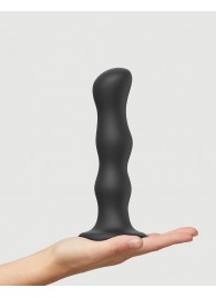 Черная насадка Strap-On-Me Dildo Geisha Balls size XL - Strap-on-me - купить с доставкой в Самаре