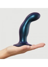 Темно-синяя насадка Strap-On-Me Dildo Plug Snaky size M - Strap-on-me - купить с доставкой в Самаре