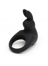 Черное эрекционное виброкольцо Happy Rabbit Rechargeable Rabbit Cock Ring - Happy Rabbit - в Самаре купить с доставкой