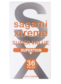 Ультратонкие презервативы Sagami Xtreme Superthin - 36 шт. - Sagami - купить с доставкой в Самаре