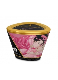 Массажная свеча Rose Petals с ароматом розы - 170 мл. - Shunga - купить с доставкой в Самаре