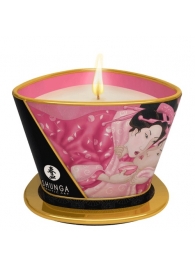 Массажная свеча Rose Petals с ароматом розы - 170 мл. - Shunga - купить с доставкой в Самаре
