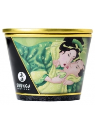 Массажная свеча Exotic Green Tea с ароматом зелёного чая - 170 мл. - Shunga - купить с доставкой в Самаре