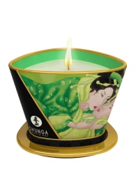 Массажная свеча Exotic Green Tea с ароматом зелёного чая - 170 мл. - Shunga - купить с доставкой в Самаре