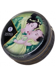 Массажная свеча Exotic Green Tea с ароматом зелёного чая - 30 мл. - Shunga - купить с доставкой в Самаре