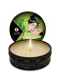 Массажная свеча Exotic Green Tea с ароматом зелёного чая - 30 мл. - Shunga - купить с доставкой в Самаре