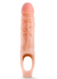 Телесная насадка на пенис 9 Inch Cock Sheath Extender - 22,2 см. - Blush Novelties - в Самаре купить с доставкой
