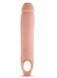 Телесная насадка на пенис 11.5 Inch Cock Sheath Penis Extender - 29,2 см. - Blush Novelties - в Самаре купить с доставкой