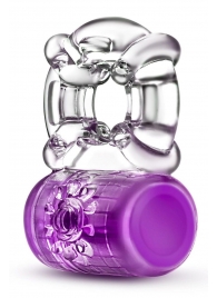 Фиолетовое эрекционное виброкольцо Pleaser Rechargeable C-Ring - Blush Novelties - в Самаре купить с доставкой