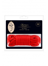 Красная веревка для фиксации - 10 м. - Sweet Caress - купить с доставкой в Самаре