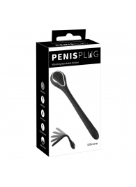 Черный гибкий уретральный стимулятор с вибрацией Vibrating Bendable Dilator - 13,5 см. - Orion - купить с доставкой в Самаре