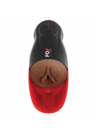 Коричневый мастурбатор-вагина с вибрацией Fuck-O-Matic 2 - Pipedream - в Самаре купить с доставкой